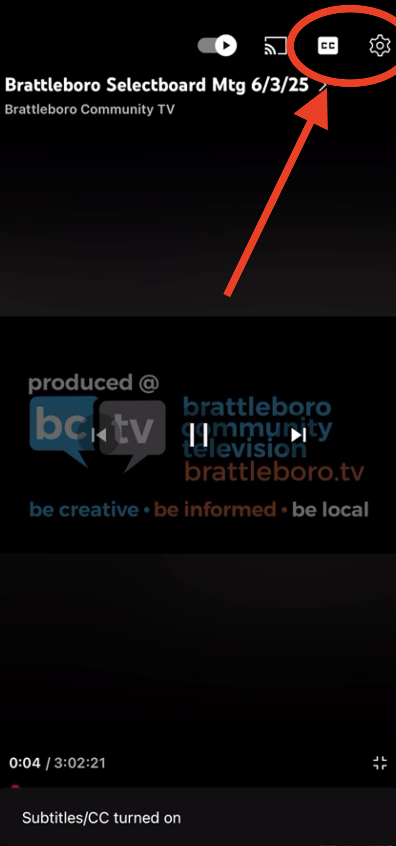 A screenshot of the YouTube app as displayed on a smartphone.